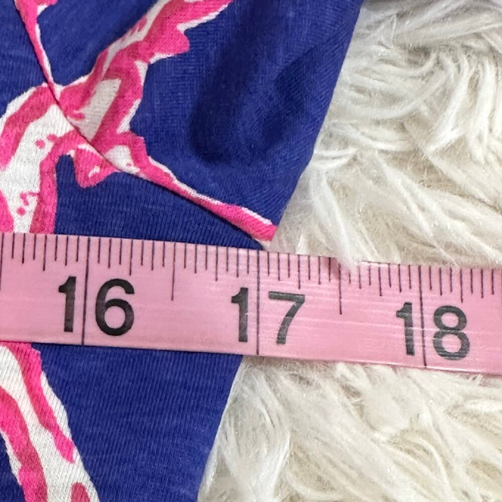 Lilly Pulitzer Alida Deep Dive Boat Neck Blouse Top Sz XS - Picture 8 of 9